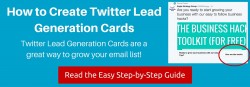 twitter lead generation cards